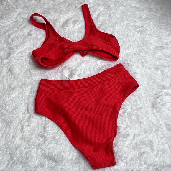 Cupshe Ribbed Bikini Set - Picture 7 of 8